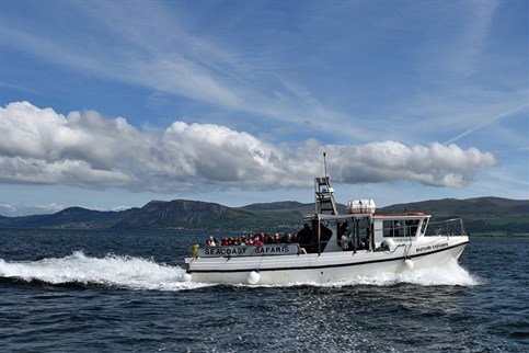 Neptune Explorer on a group booking for an Anglesey pleasure boat cruise